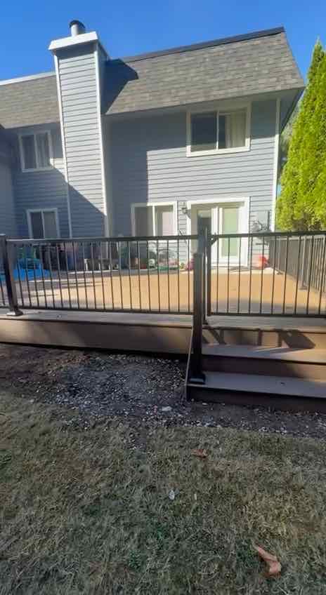 Composite Deck Replacement with Gated Stairs in Everett, project photo 3
