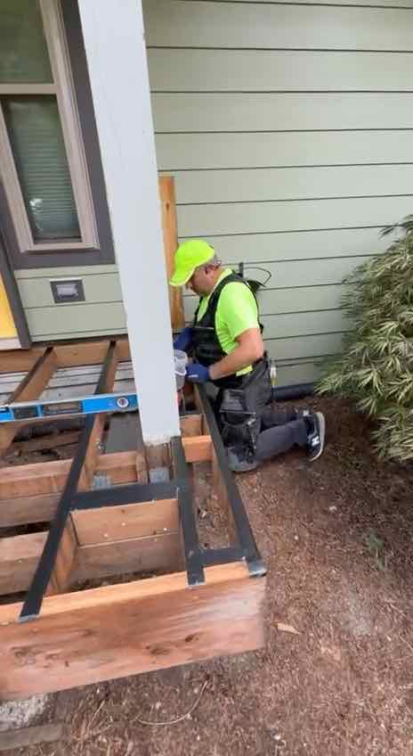 Front Porch & Stair Rebuild in Everett, project photo 4